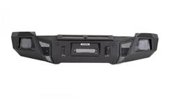 Bumpers, BR6, Front, Fabricated, Steel, Black Textured Powdercoated, Chevy, Each