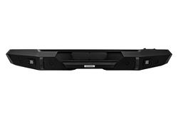 Bumper, Rear, Steel, Black Textured, Trailline Series, Straight Style, Jeep, Each