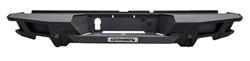 Bumpers, BR20, Rear, Fabricated, Steel, Black Textured, Ram, Each