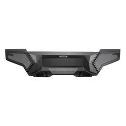 Bumper, Element, Front, Fabricated, Steel, Black Textured Powdercoated, with Power Actuated Hide-Away Light Bar Mount, Toyota, Tacoma, Each