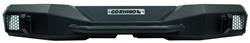 Bumper, Rockline, Rear, Stubby, Steel, Black Textured Powdercoated, Jeep, JK, Each