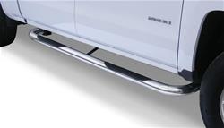 Step Bars, 4000 Series, Stainless Steel, Polished, Chevy, GMC, Pair