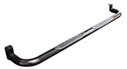 Step Bars, Nerf Bars, 4000 Series, Steel, Black Powdercoated, 3 in. Diameter, Chevy, GMC, Pair