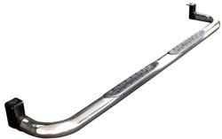 Nerf/Step Bar, 4000 Series, Stainless Steel, Polished, 3 in. Diameter, Ram, Pair