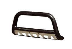 Grille Guard, RC2 LR Bull Bar, 1-Piece, Steel, Black Textured Powdercoated, Ford, Kit