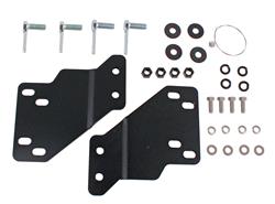 Grille Guard Mounting Brackets, RC4/RC3, Steel, Black Powdercoated, Dodge, Ram, Kit