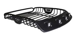 Roof Rack, SR40, Steel, Black Textured Powdercoated, 40 in. Width, 60 in. Length, 6 in. Height, Each