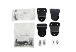 Roof Rack Adapters, Mounting Kit, Steel, Textured Black, Kit