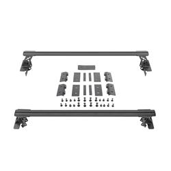 Bed Rack, XRS Cross Bars, Complete System, Steel, Textured Black Powdercoated, Kit