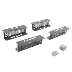 Rack System Accessory, Table Bracket, XRS/SRM Racks, Steel, Textured Black, With Locking Pins/Foam Liner, Kit