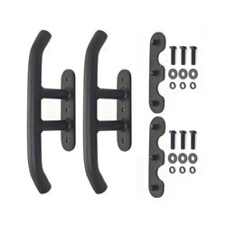 Handle Reel, Steel, Textured Black Powdercoated, For Overland Xtreme Rack, Pair