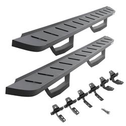 Side Steps, RB10 Running boards - Complete Kit: RB10 Running board + Brackets + 2 pair RB10 Drop Steps