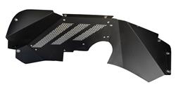 Fender Liners, Front Fender liners, Aluminum,Textured Black, Jeep, JK Wrangler, Pair