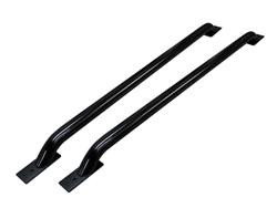 Truck Bed Rails, Steel, Black Powdercoated, Chevy, GMC, 96.00 in. Bed, Pair
