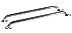 Bed Rail, Steel, Chrome, 67.50 in. Length, Pair