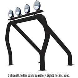 Roll Bar, Truck Bed Mount, Steel, Black Powdercoated, Chevy, Dodge, Ford, GMC, Ram, Toyota, Kit