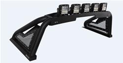 Light Bar, Sport Bar 2.0, Power Actuated, Steel, Black Powdercoated, Chevy, Ram, Kit