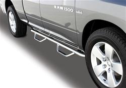 Hoop Step, Dominator D2, Stainless Steel, Polished, Chevy, GMC, Pair