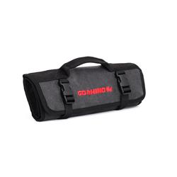 Wrench Roll, Large, Canvas/Nylon, Black, Red, 16 Wrench Slots, 26.000 in. x 14.000 in. Open, 14.000 in. x 5.500 in. Closed, Each