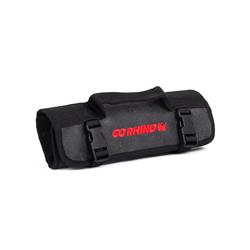 Wrench Roll, Small, Canvas/Nylon, Black, Red, 23 Wrench Slots, 26.250 in. x 14.250 in. Open, 4.000 in. x 4.000 in. Closed, Each