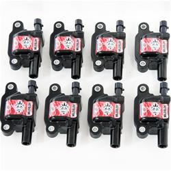 Ignition Coil, Malevolent, Coil Pack, Black, 85,000 V, Chevy, LS, Set of 8