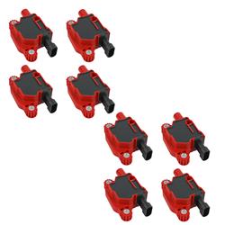 GM LT Series Coil - Cars 80KV - C7 Corvette & Gen 6 Camaro - Set of 8 - Red Body
