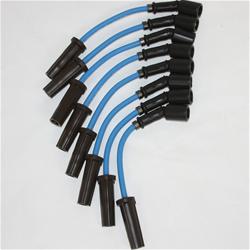 Spark Plug Wires, 8mm, Blue, Straight Boots, Chevy, Small Block, LS1/LS6, Each