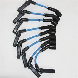 Spark Plug Wires, 8mm, Blue, OEM Boots, Chevy, Small Block, LS2, Set