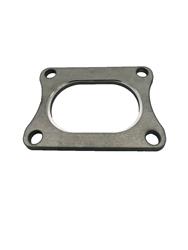 Exhaust Flange, 3 in. Oval, 4-Bolt, Stainless Steel, Each