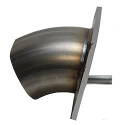 Turndown, 4-Bolt Flange, Oval, Stainless Steel, Each