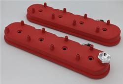 Valve Cover, Valve Cover with Integral Angled Coil Mounts, Valve Cover with Integral Angled Coil Mounts, Tall, Rd Wrinkle Finish,Pair