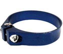 Hose Clamp, Compression, Billet Aluminum, Blue Anodized, 2.283 in. to 2.362 in., Each