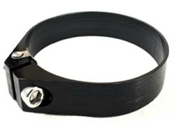 Hose Clamp, Compression, Billet Aluminum, Black Anodized, 3.583 in. to 3.661 in., Each