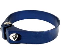 Hose Clamp, Compression, Billet Aluminum, Blue Anodized, 3.839 in. to 3.917 in., Each
