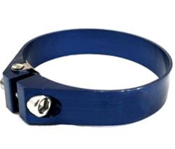 Hose Clamp, Compression, Billet Aluminum, Blue Anodized, 1.654 in. to 1.732 in., Each