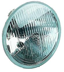 Headlight Assembly, European-Styled, Headlamp Conversion, Clear, Chrome Housing, Universal, Each