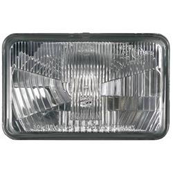 Headlight Assemblies, Vision Plus, Headlamp Conversion, Clear, Chrome, 4 x 6 1/2 in. Headlamp, Each