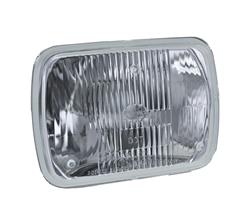 Headlight Assembly, Vision Plus, Clear, Glass, Natural Housing, H6054/9003, Each