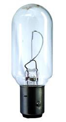 Light Bulb, Marine, BAY15D, Incandescent, Clear, 25 Watts, Each