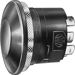 Hazard Switch, Push Button, Constant, Single Throw, Nine Pole, Red Lighted, Harley-Davidson®, Each