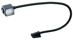 Map Light, 19 in. Flexible Fixed Mount, Black, Clear/Red Lens, 12 V, Universal, Each