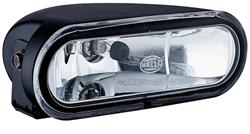 Driving Light, Clear Lens, Black Housing, Rectangular, 12 V, 55 Watts, 6.125 in.x 2.125 in., Each