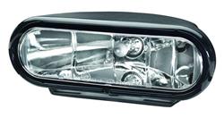Driving Lights, Clear Lens, Black Housing, Rectangular, 12 V, 55 Watts, 6.125 in.x 2.125 in., Kit