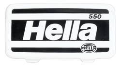 Light Cover, Stone Shield 550, Rectangular, Plastic, White, Hella Logo, Each