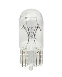 Light Bulb, Standard Series, 168, Incandescent, White, 3200K Temperature, 5 Watt, Pair