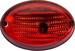 Taillight Assemblies, Universal, 3130 Agroluna, Round, Red, Each
