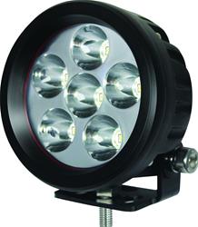 Auxiliary Light, ValueFit LED, Spot, Clear Lens, Black Aluminum Housing, Each