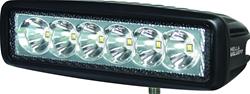 Auxiliary Light, ValueFit LED Mini, Light Bar, Clear Lens, Black Aluminum Housing, Each