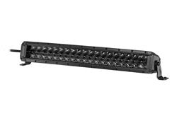 Light Bar, Black Magic, Slim, 21.5 in. Length, Double Row, Curved, LED, Black Housing, Each