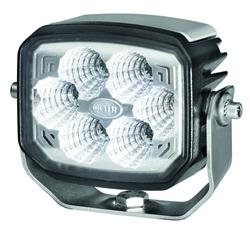 Light, Power Beam Work Light, LED, Rectangle, Clear Lens, Each